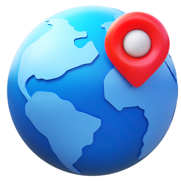 3d fluency globe location